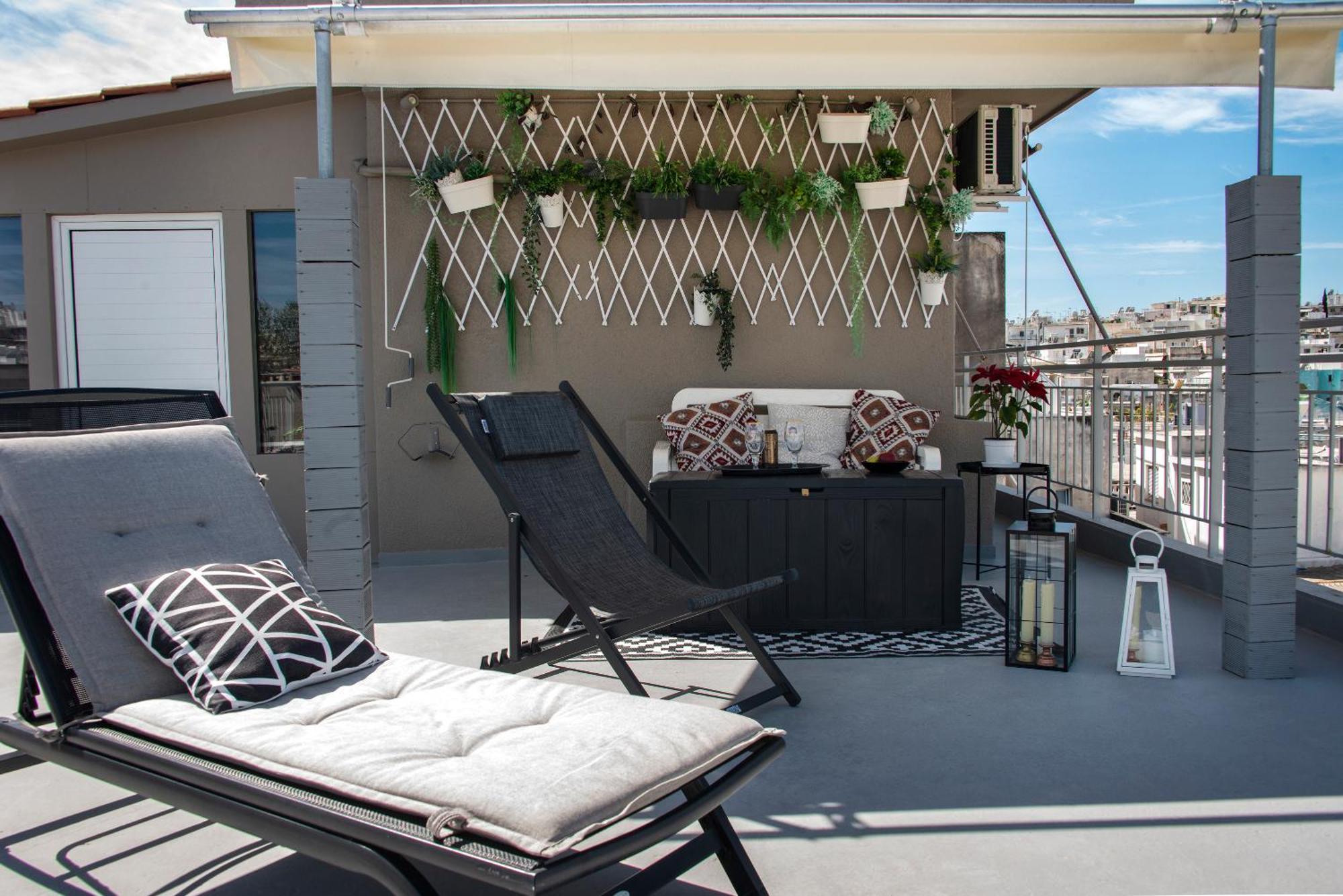 Ferienwohnung The Athenian Oasis Exterior foto
