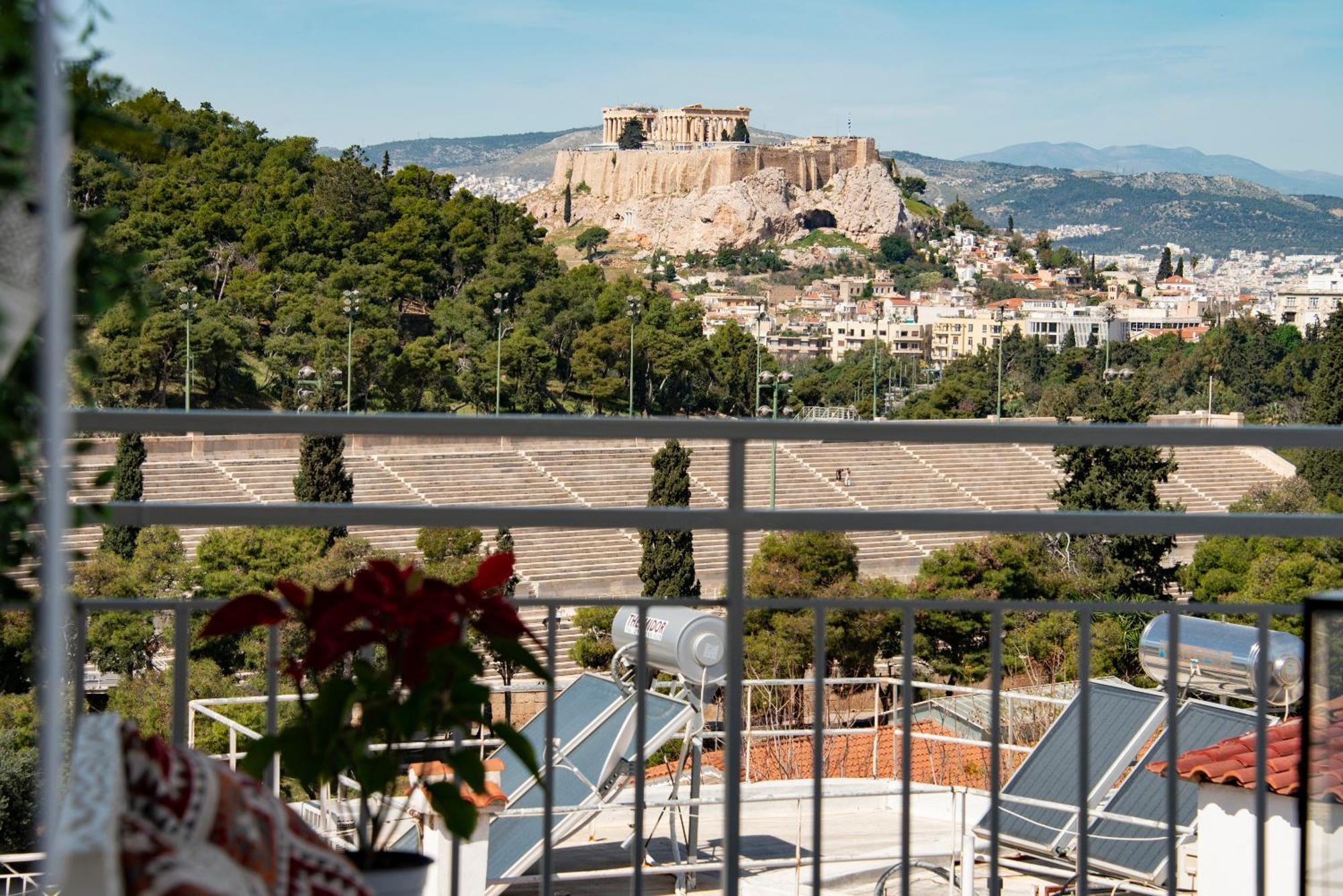 Ferienwohnung The Athenian Oasis Exterior foto